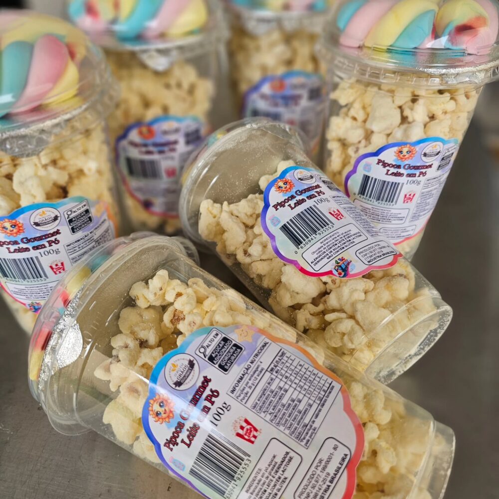 Pipoca Gourmet Leite em Pó - 100G
