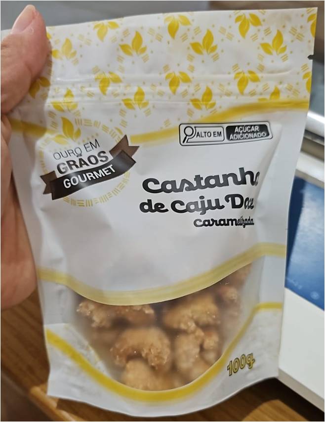 Castanha de Caju Caramelizada - PCT 100GR